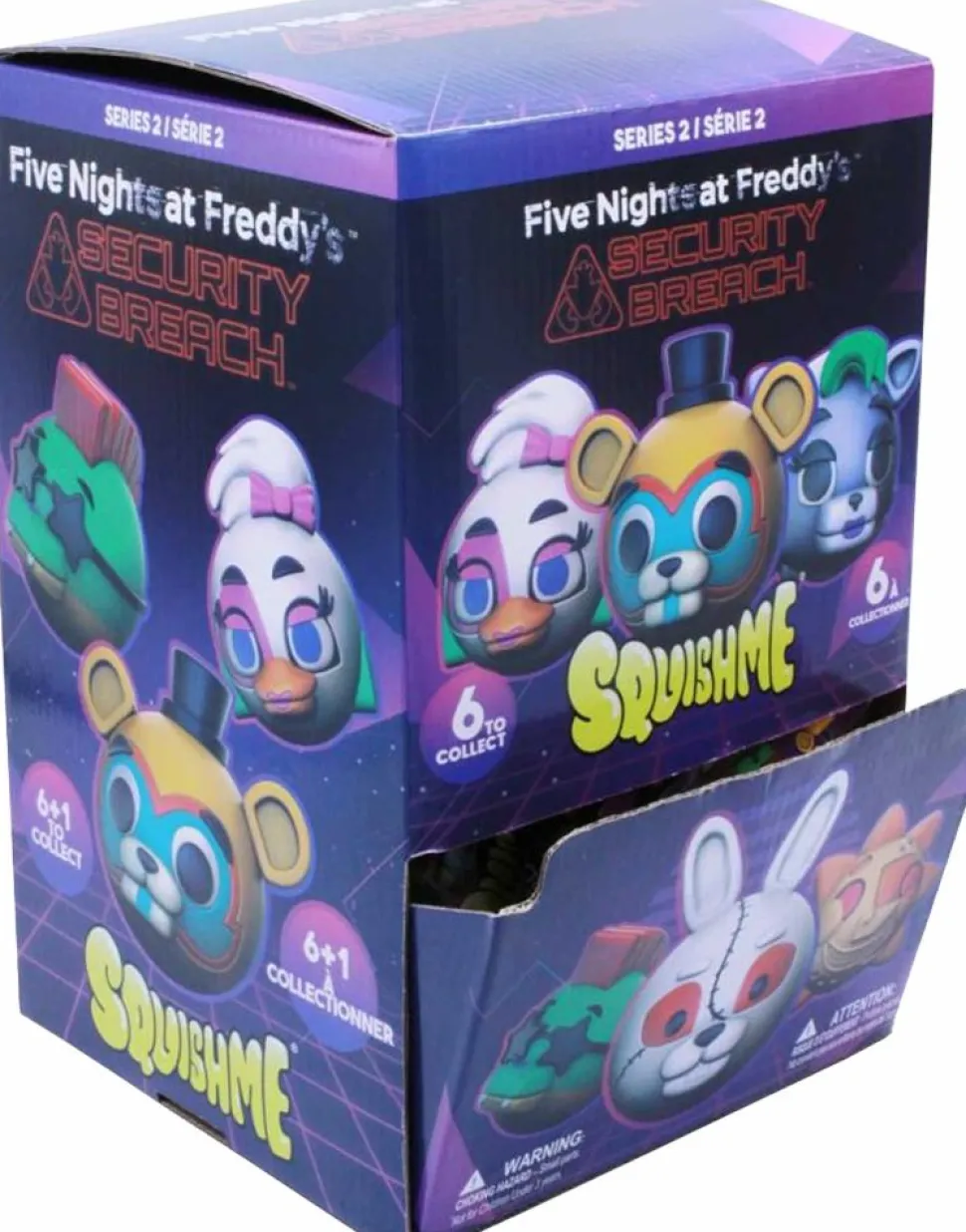 Five Nights at Freddy's - SquishMe Series 02 Security Breach Blind Bag Foam Figure (Display of 16)