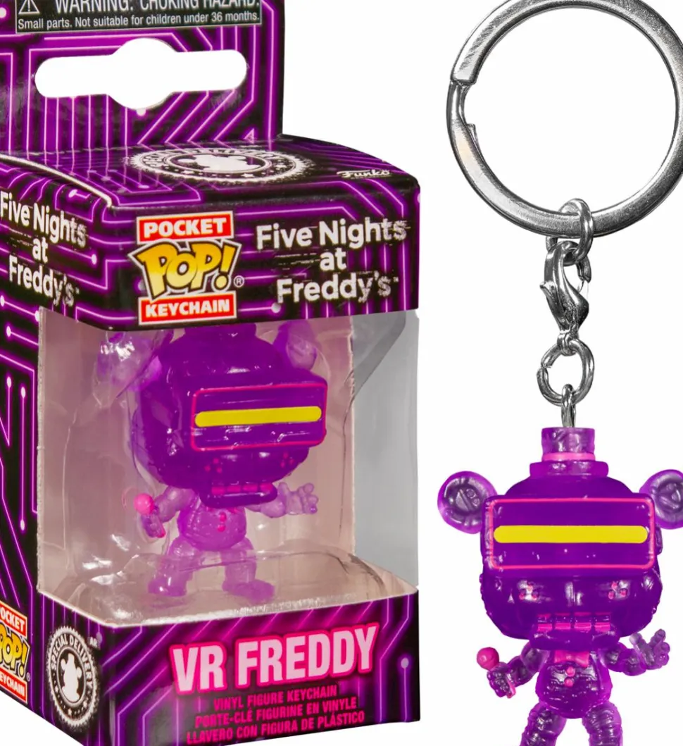 Five Nights at Freddy’s AR: Special Delivery - VR Freddy Pocket Pop! Vinyl Keychain