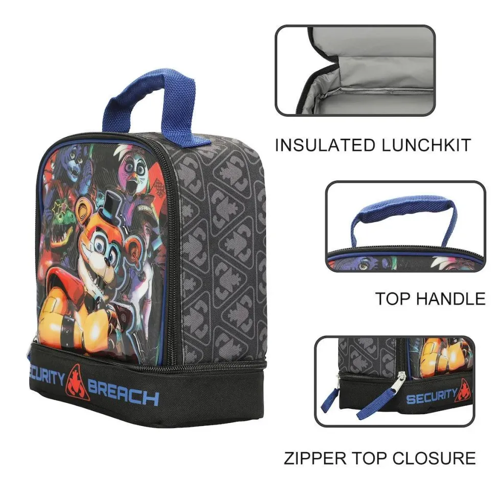 Five Nights at Freddy's: Security Breach - Full Cast 9" Insulated Lunch Box