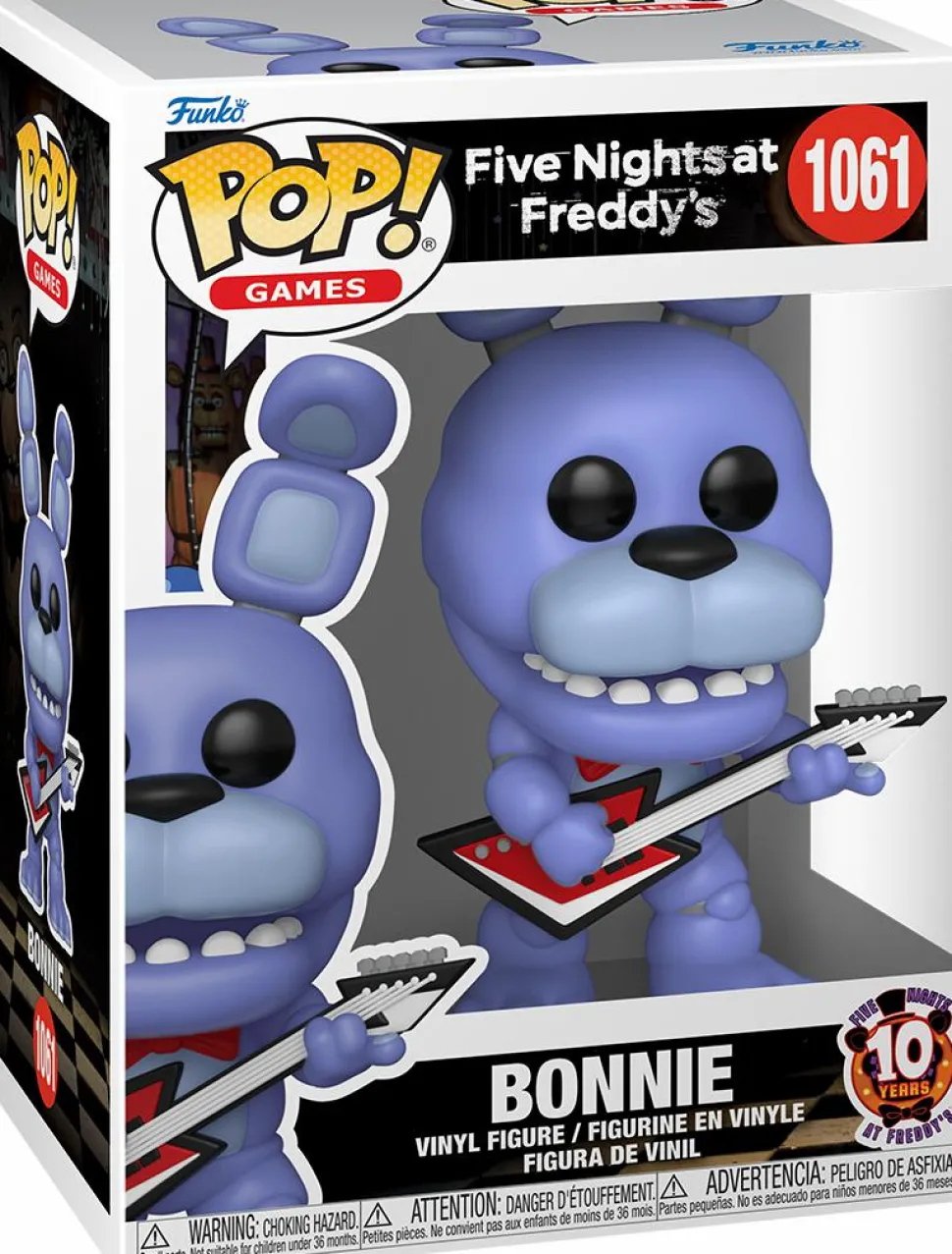 Five Nights at Freddy's: 10th Anniversary - Bonnie with Guitar Pop! Vinyl Figure