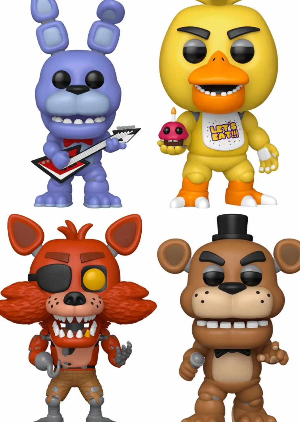 Five Nights at Freddy's: 10th Anniversary - The Twisted Ones Pop! Vinyl Bundle (Set of 4)