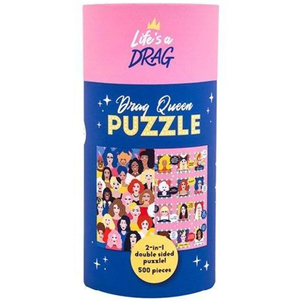 Fizz Creations - Drag Queen 2-1 Double Sided 500 Piece Jigsaw Puzzle