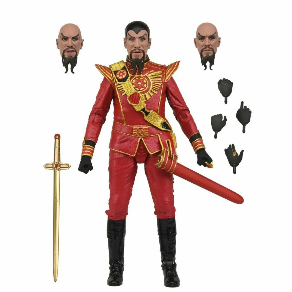 Flash Gordon (1980) - Ming the Merciless (Red Military Version) Ultimate 7" Scale Action Figure
