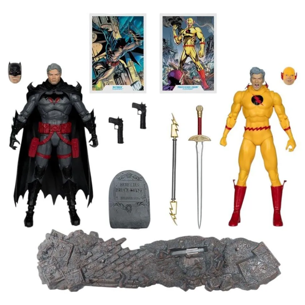 Flashpoint - Batman vs. Professor Zoom DC Multiverse 7" Scale Action Figure 2-Pack