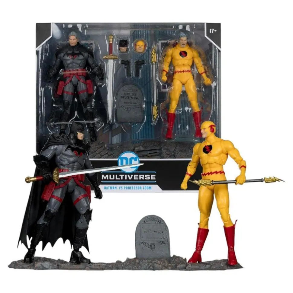 Flashpoint - Batman vs. Professor Zoom DC Multiverse 7" Scale Action Figure 2-Pack