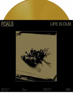 Foals - Life is Yours (Life is Dub) LP Vinyl Record (2023 Record Store Day Exclusive Gold Coloured Vinyl)
