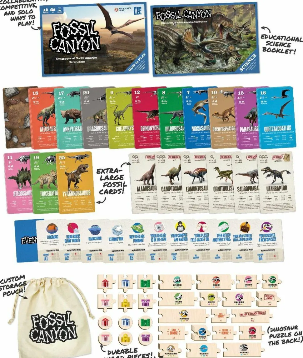 Fossil Canyon - Card Game