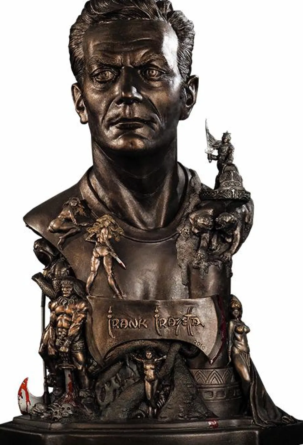Frank Frazetta - Frank Frazetta Tribute Faux Bronze 1:1 Scale Life-Size Bust