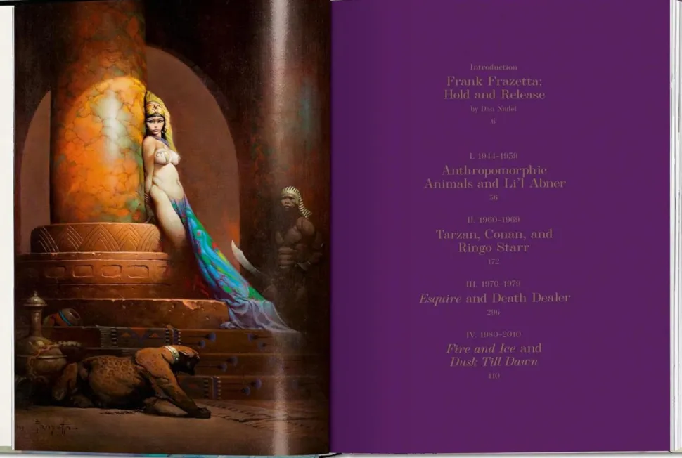 Frank Frazetta - The Fantastic Worlds of Frank Frazetta Taschen 40th Anniversary Hardcover Book