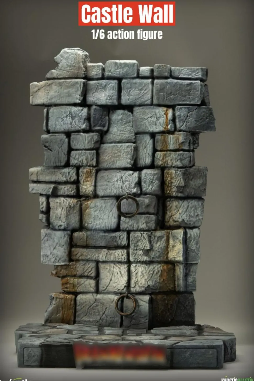 Frankenstein (1931) - Castle Wall 1/6th Scale Action Figure Diorama Accessory