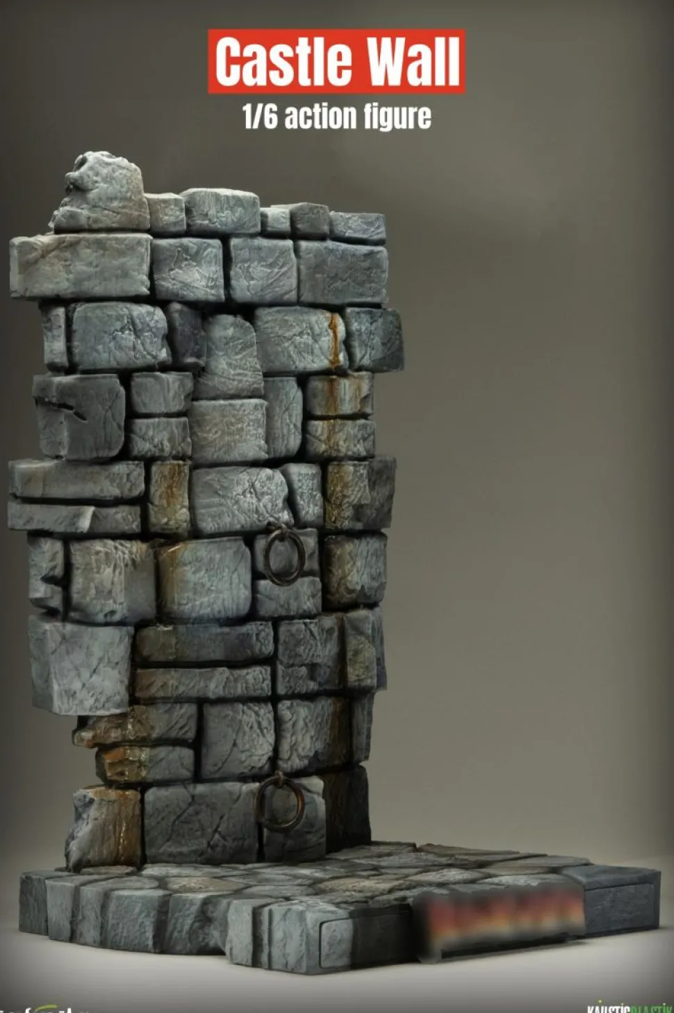 Frankenstein (1931) - Castle Wall 1/6th Scale Action Figure Diorama Accessory