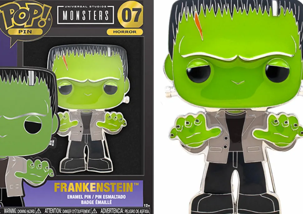 Frankenstein (1931) - Frankenstein 4" Pop! Enamel Pin