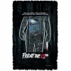 Friday the 13th - Poster Woven Tapestry Blanket / Picnic Rug