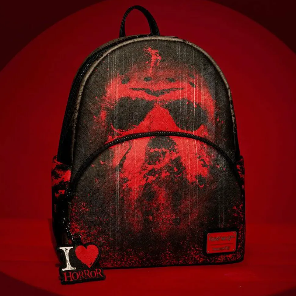 Friday the 13th - I Heart Horror 12" Faux Leather Mini Backpack