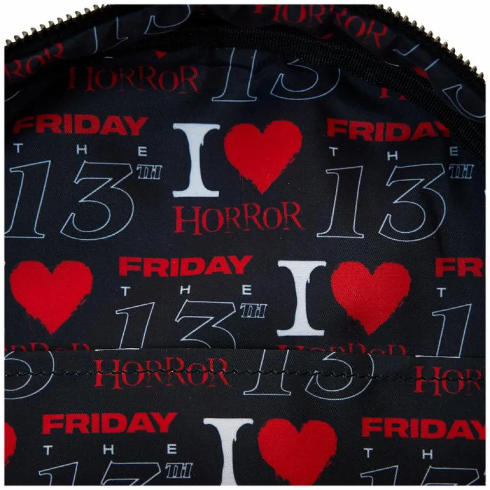 Friday the 13th - I Heart Horror 12" Faux Leather Mini Backpack
