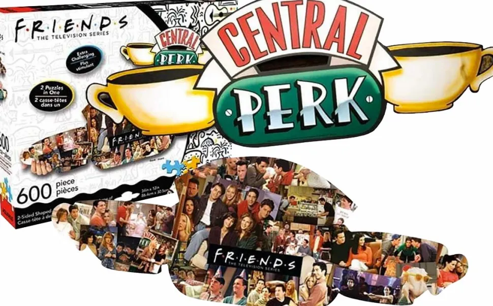 Friends - Central Perk & Collage 600 Piece Jigsaw Puzzle