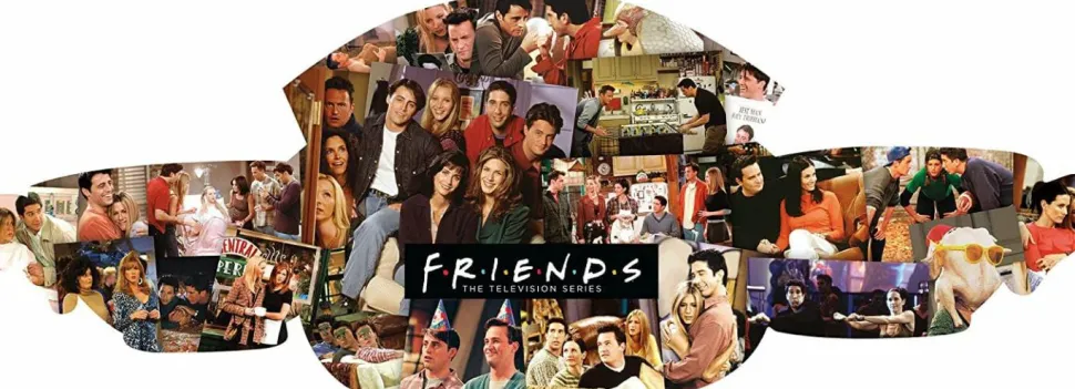Friends - Central Perk & Collage 600 Piece Jigsaw Puzzle