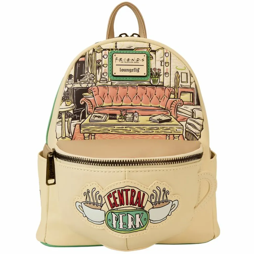 Friends - Central Perk Coffee Mug Scented 10" Faux Leather Mini Backpack