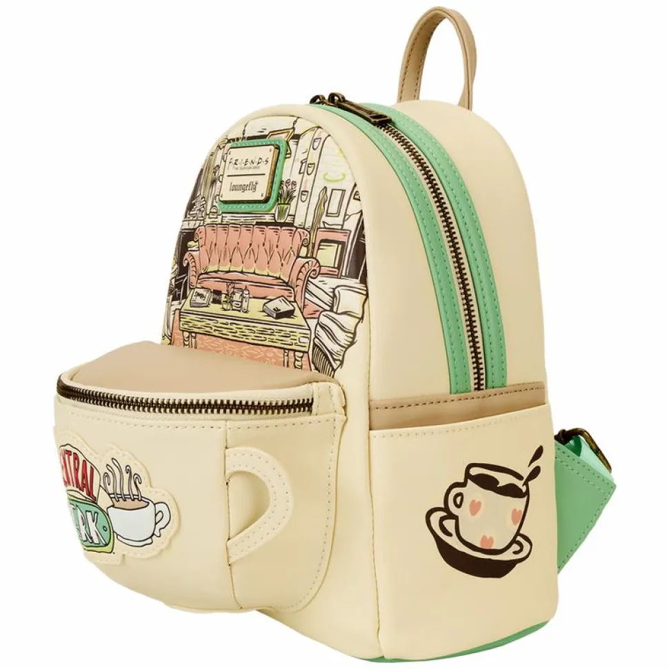 Friends - Central Perk Coffee Mug Scented 10" Faux Leather Mini Backpack