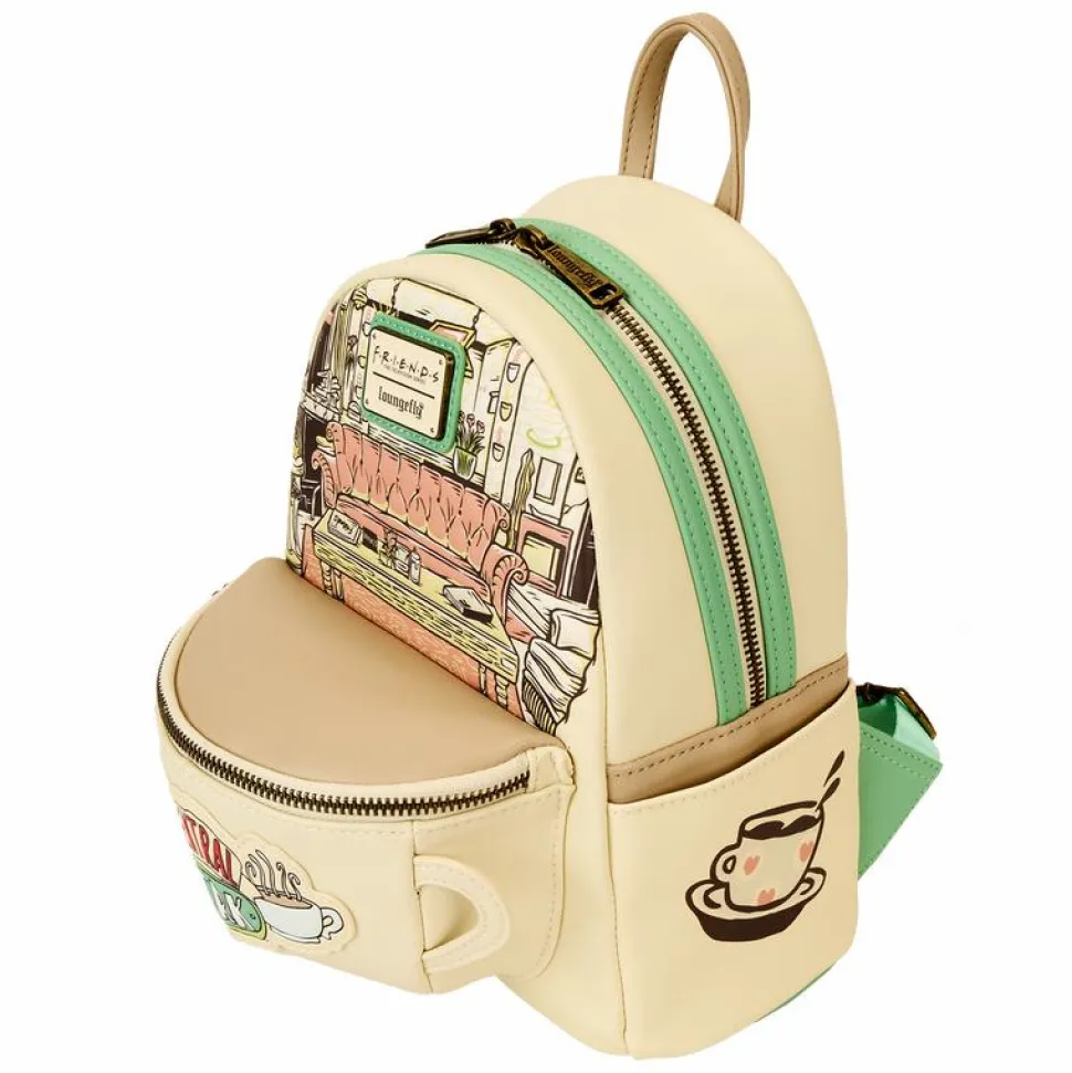 Friends - Central Perk Coffee Mug Scented 10" Faux Leather Mini Backpack