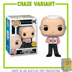 Friends - Gunther Pop! Vinyl Figure in Acrylic Pop! Protector (Chase Variant)