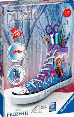 Frozen 2 - Sneaker 8” 3D Jigsaw Puzzle (108 Pieces)