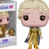 Frozen - Elsa Gold Ultimate Princess Pop! Vinyl Figure with Enamel Pin in Acrylic Pop! Protector (Funko / Popcultcha Exclusive)