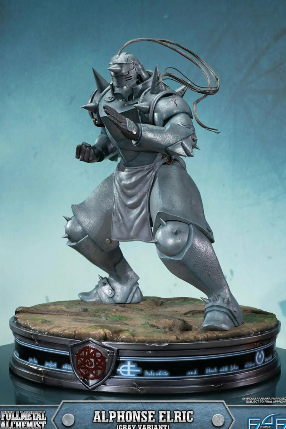 Fullmetal Alchemist: Brotherhood - Alphonse Elric Grey Variant 22” Statue