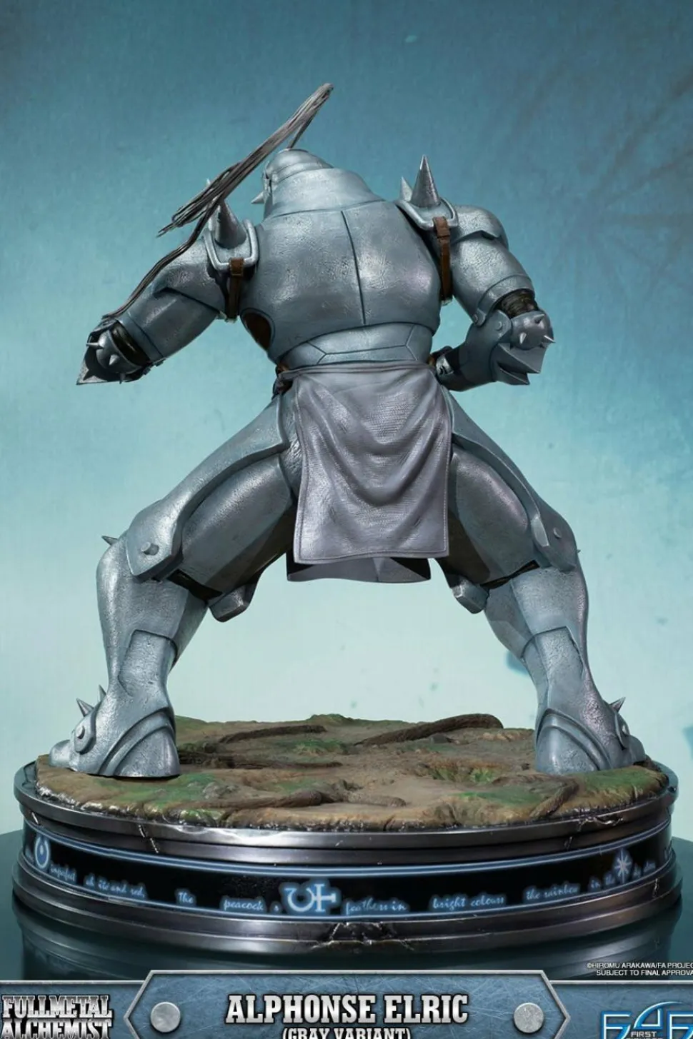 Fullmetal Alchemist: Brotherhood - Alphonse Elric Grey Variant 22” Statue