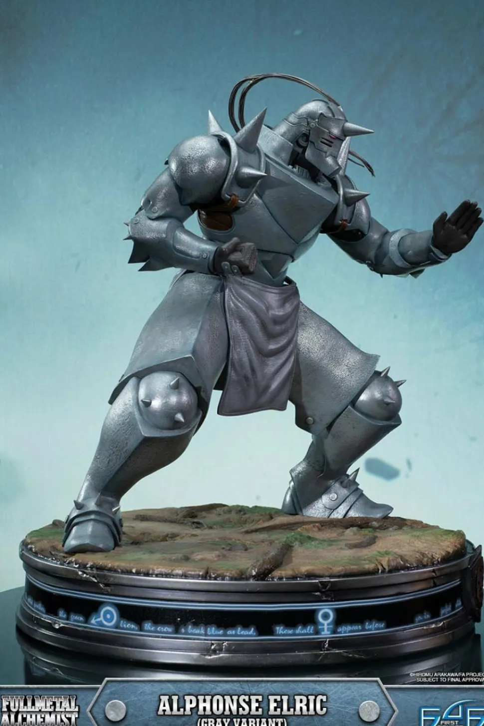 Fullmetal Alchemist: Brotherhood - Alphonse Elric Grey Variant 22” Statue