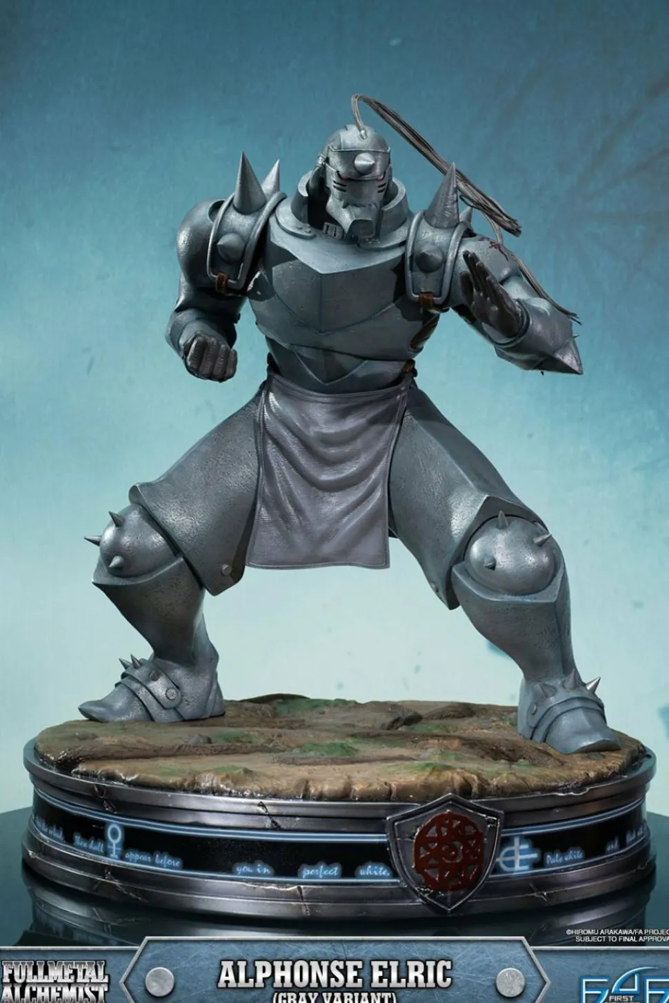 Fullmetal Alchemist: Brotherhood - Alphonse Elric Grey Variant 22” Statue