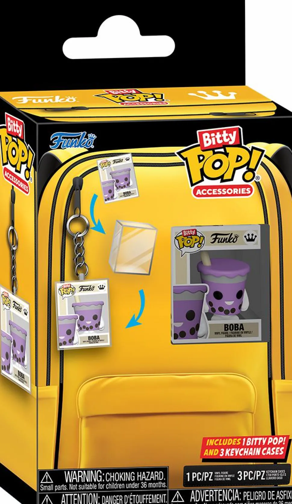 Funko - Boba & Bitty Pop! Keychain Cases 4-Pack