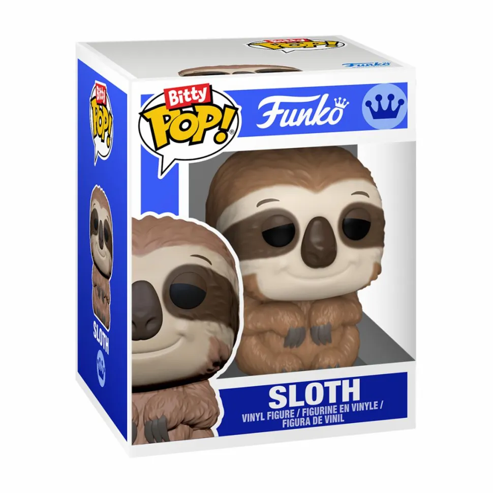 Funko - Sloth & Bitty Pop! Pin Cases 4-Pack