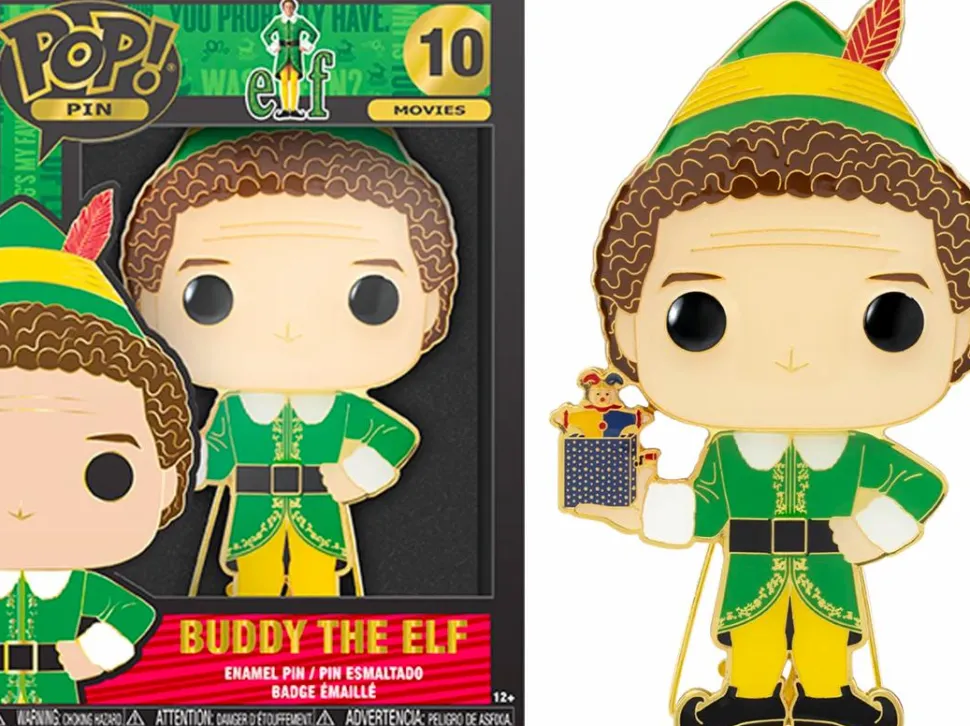Funko Holiday - Buddy, Grinch, Kevin & Ralphie Pop! Enamel Pin Bundle (Set of 4)