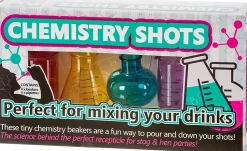 Funtime - Chemistry Beaker Plastic Shot Glass 4-Pack