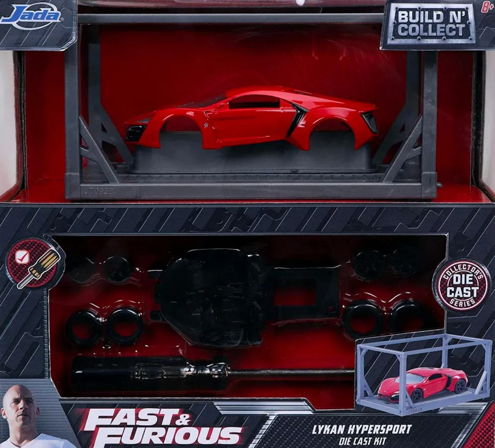 Furious 7 - 2014 Lykan Hypersport 1/55th Scale Metals Die-Cast Vehicle Replica Model Kit