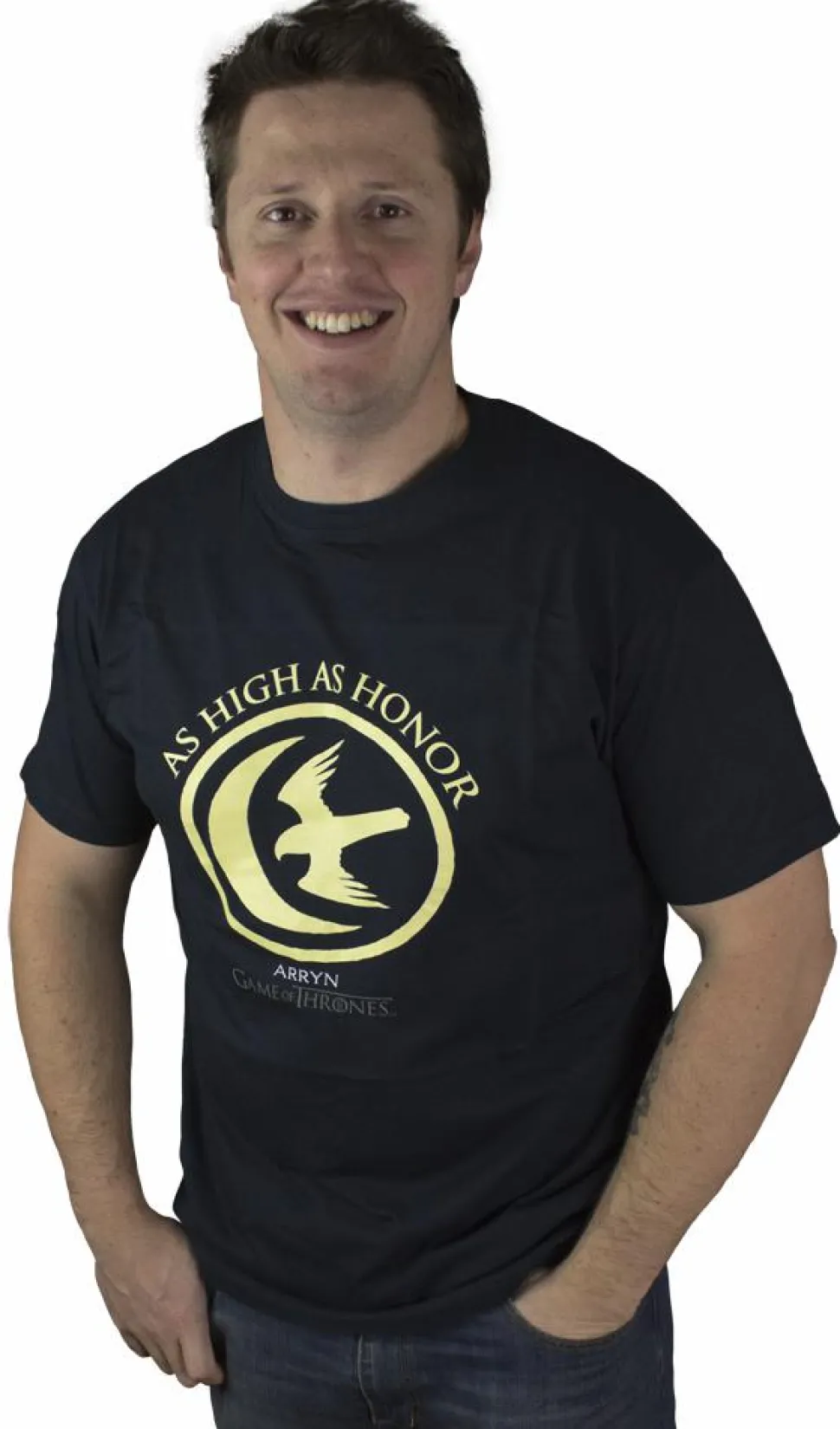 Game of Thrones - Arryn House Sigil Navy Male T-Shirt