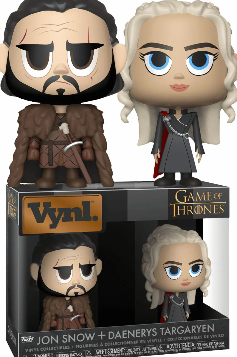 Game of Thrones - Jon Snow & Daenerys Targaryen Vynl. Vinyl Figure 2-Pack