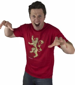 Game of Thrones - Lannister House Sigil Maroon Male T-Shirt