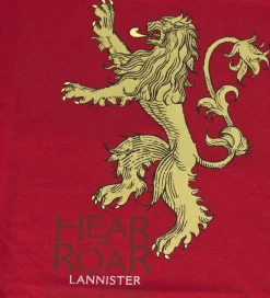 Game of Thrones - Lannister House Sigil Maroon Male T-Shirt