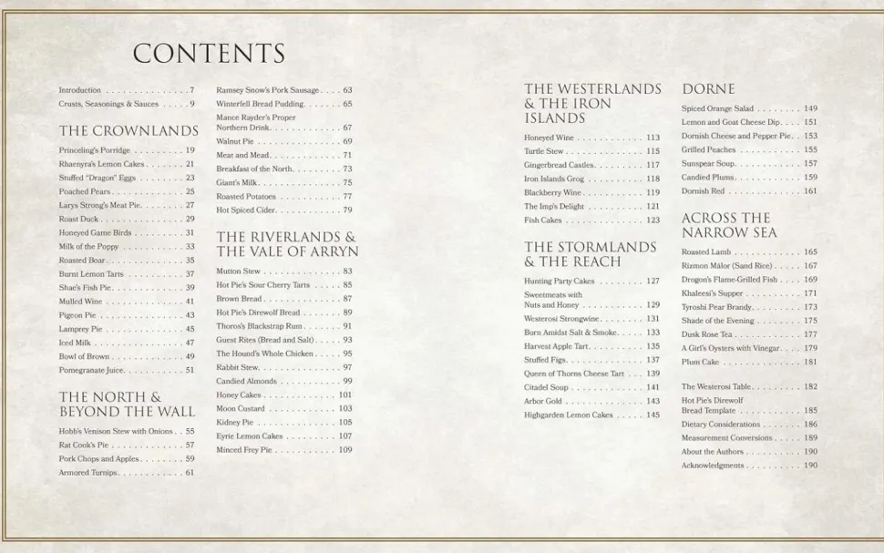 Game of Thrones - The Official Westeros Cookbook: Recipes from Game of Thrones and House of the Dragon Hardcover Book