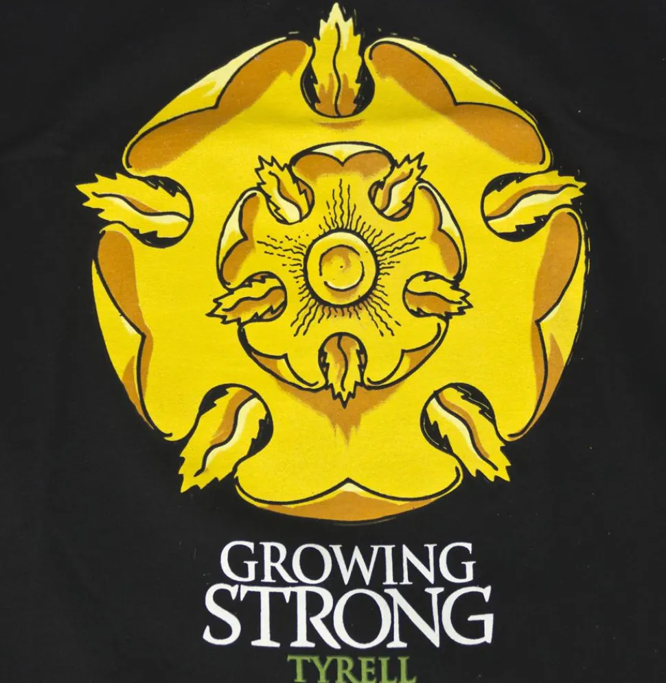 Game of Thrones - Tyrell House Sigil Black Male T-Shirt
