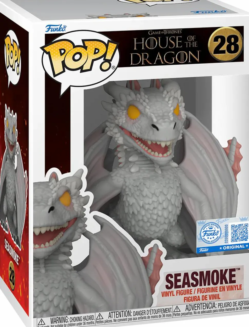 Game of Thrones: House of the Dragon - Seasmoke (Includes Seasmoke & 3 Exclusive Pop! Vinyl Figures)