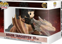 Game of Thrones: House of the Dragon - Aegon Targaryen with Sunfyre Pop! Rides Vinyl Figure