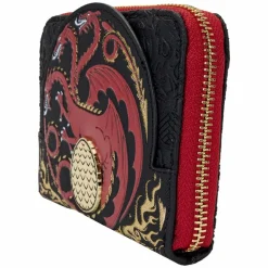Game of Thrones: House of the Dragon - House Targaryen Sigil 4" Faux Leather Zip-Around Wallet