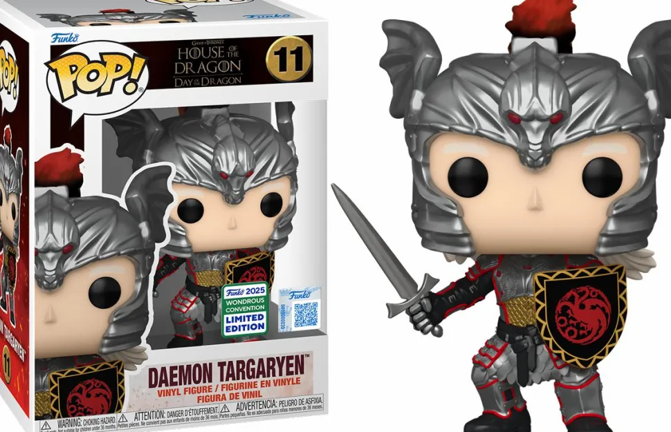 Game of Thrones: House of the Dragon - Daemon Targaryen (Day of the Dragon) Pop! Vinyl Figure (2025 Wondrous Convention Exclusive) (Popcultcha Exclusive)