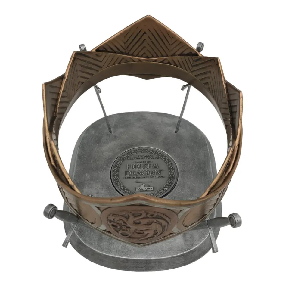 Game of Thrones: House of the Dragon - The Crown of King Viserys Targaryen 1:1 Scale Life Size Prop Replica