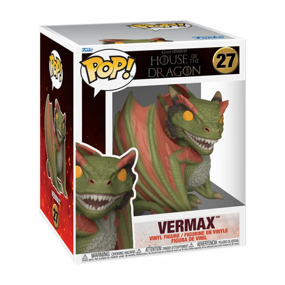 Game of Thrones: House of the Dragon - Vermax 6" Super Sized Pop! Vinyl Figure