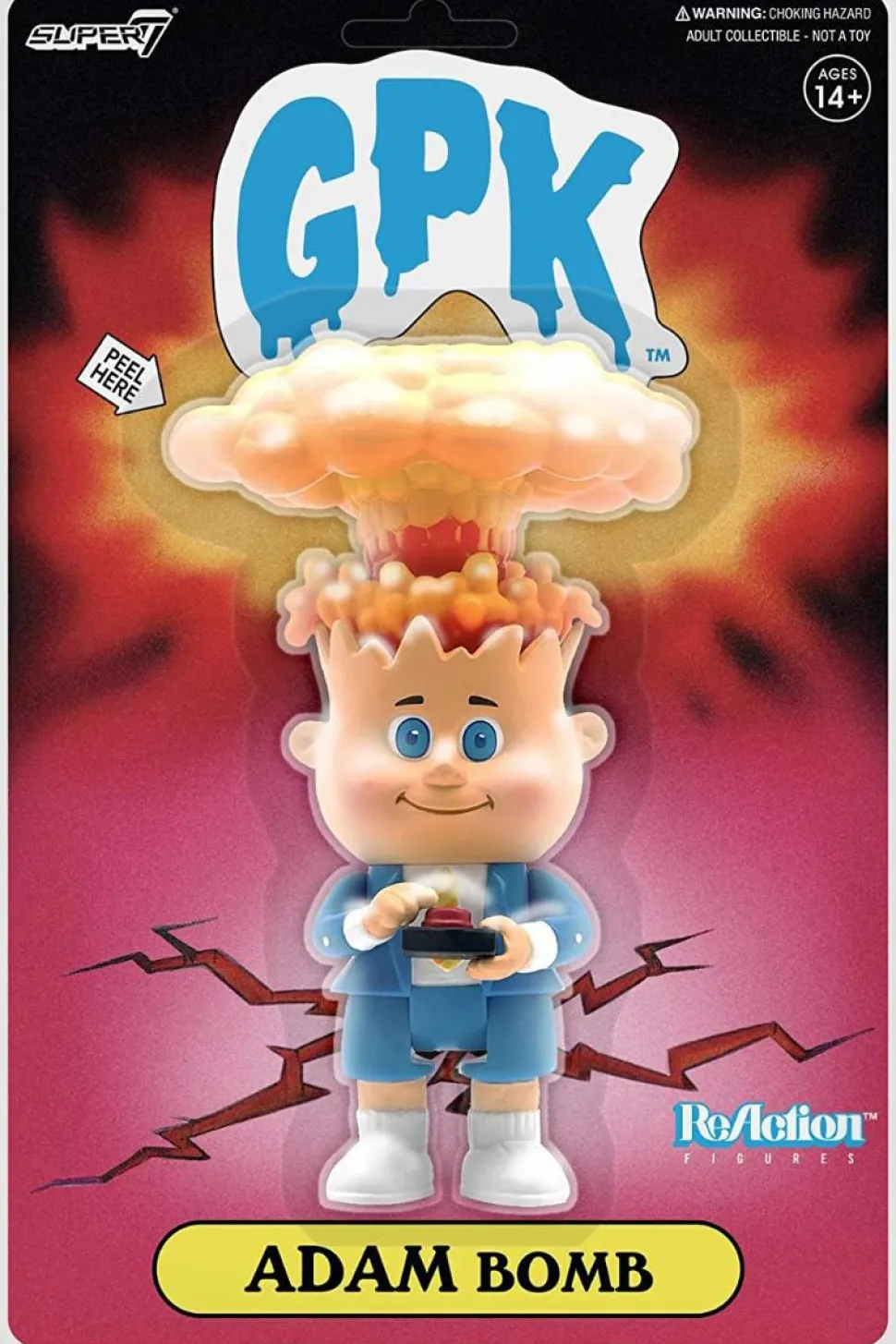 Garbage Pail Kids - Adam Bomb ReAction 3.75” Action Figure (2020 NYCC Exclusive)