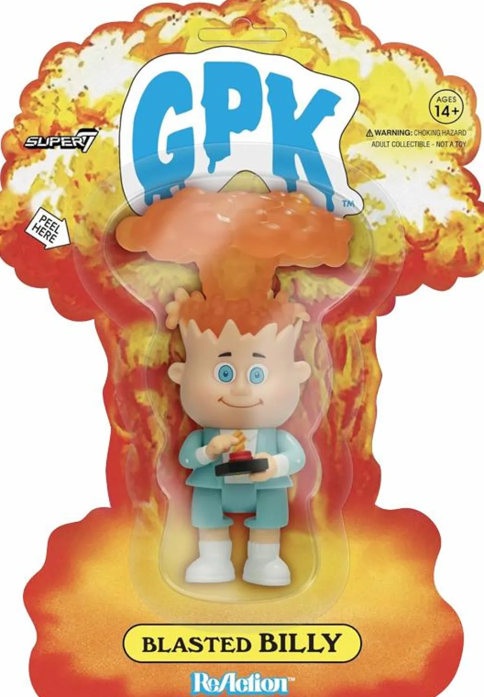 Garbage Pail Kids - Blasted Billy ReAction 3.75" Action Figure (2024 SDCC Exclusive)
